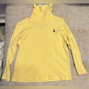 Toddler 3T Polo Ralph Lauren Pale Yellow Turtleneck Shirt Unisex Little Kids 💛🐥